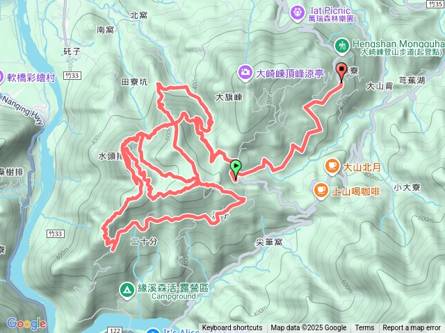 20251120新竹橫山：田寮山-毬子山-水頭排山-薯園山O行+麒麟步道