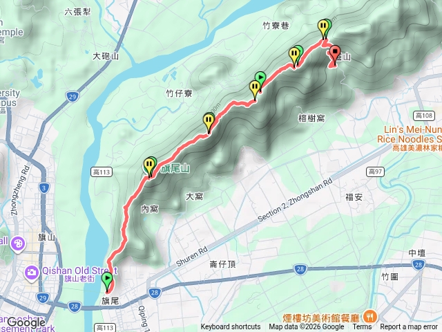 梁李旗靈縱走預覽圖