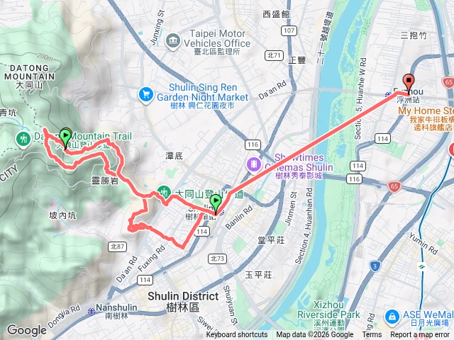 狗蹄山洞穴遺址，樹林山大同山青龍嶺尖棟山，樹林保勝宮牌樓