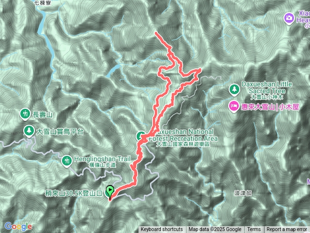 210林道+稍來小雪山步道走4連峰預覽圖