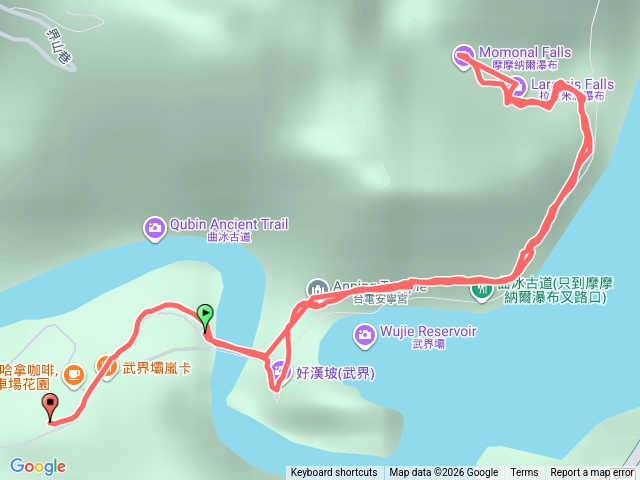 摩摩納爾瀑布步道預覽圖