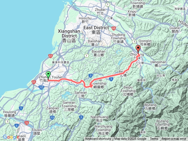 竹南到峨眉湖到竹東