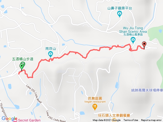 桃園蘆竹五酒桶山步道
