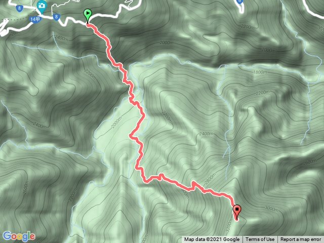 百岳 台8線111.2K新登山口_屏風山