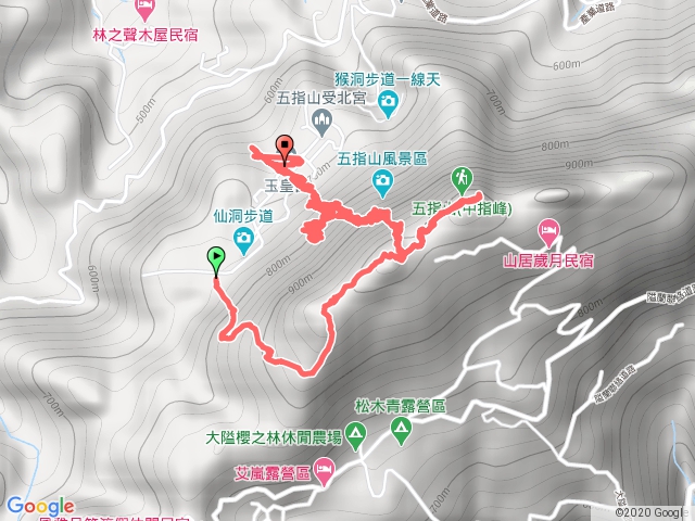 小百岳五指山