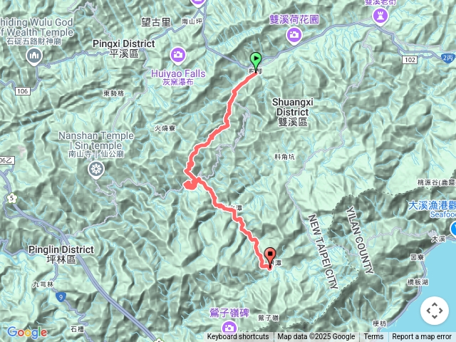 淡蘭古道之柑林經中坑、枋山坑、闊瀨到灣潭