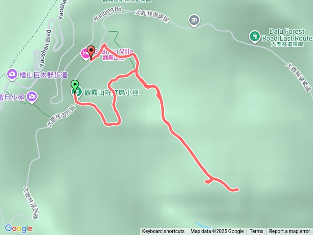 觀霧賞鳥、觀瀑步道預覽圖
