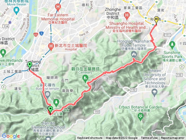 永寧站，天上山，烘爐地，南勢角站