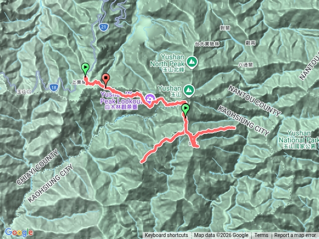 玉山後四峰2天南玉山1.3k有水源、東小南水源地有水預覽圖
