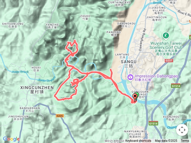 【武夷山_天游峰+桃源洞+一線天+虎嘯岩+玉女峰】無標註景點