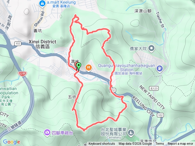 2026-02-09基隆信義4橋-六坑山-信義6橋-五坑山-五坑湖O型走