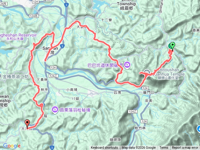 樟之細路第四段(獅山遊客中心-苗栗三灣天仁道院)預覽圖