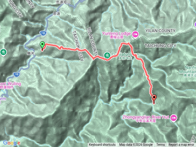 D1-勝光登山口-香菇寮營地