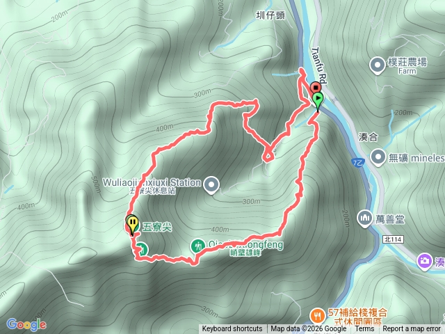 五寮尖登山步道預覽圖