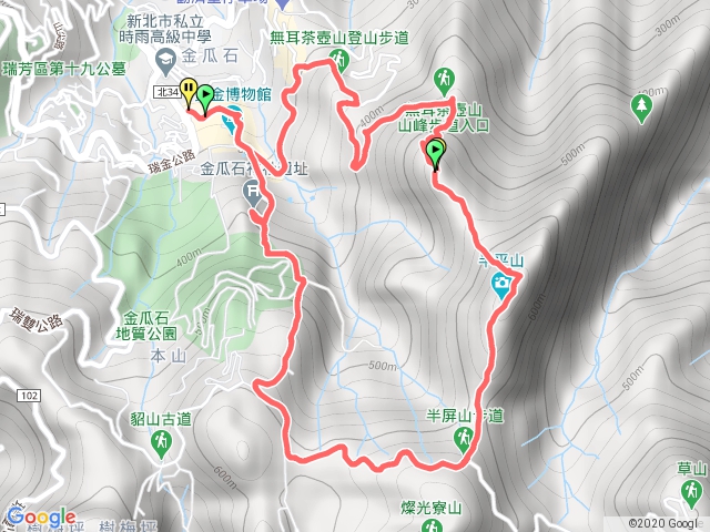 茶壺山半平山O行