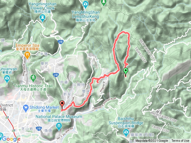 2021.01.31 荷蘭古道東線（高頂山）、北五指山、內雙溪古道水線、瑪礁古道（新圳頭山）、平菁街賞櫻、狗殷勤古道