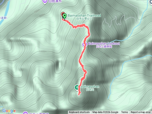 白毛山步道口預覽圖