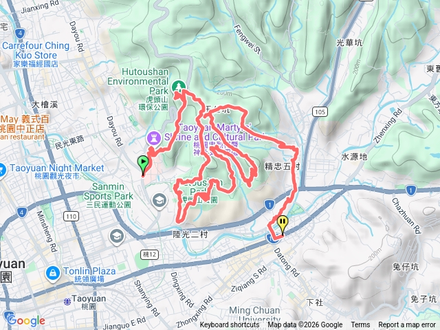 搭公車去旅行： 桃園神社~虎頭山龜山涼亭2至6號~明倫三聖宮~楓樹坑步道~真武殿~眷村故事館預覽圖