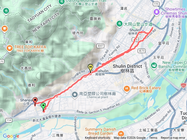 山佳到樹林到山佳預覽圖