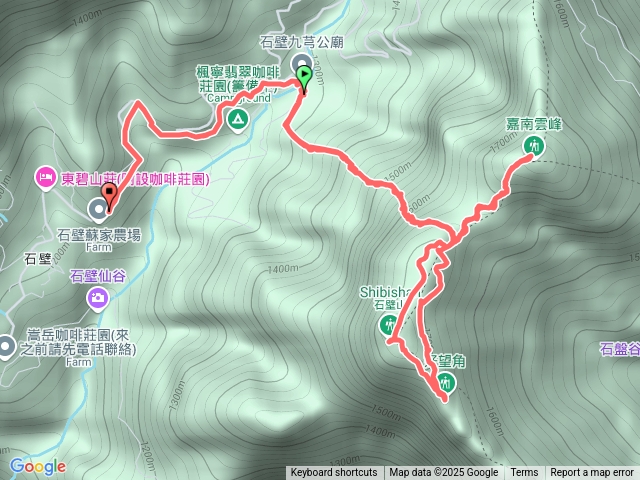 嘉南雲峰好望角石壁山預覽圖