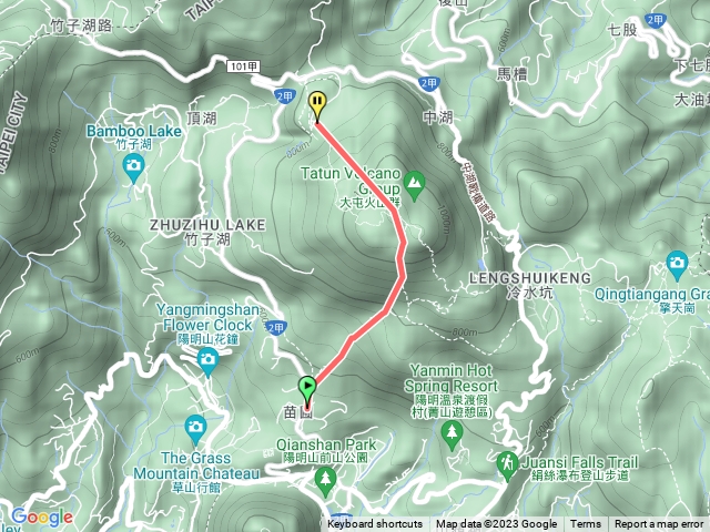 苗圃步道到小油坑 好冷