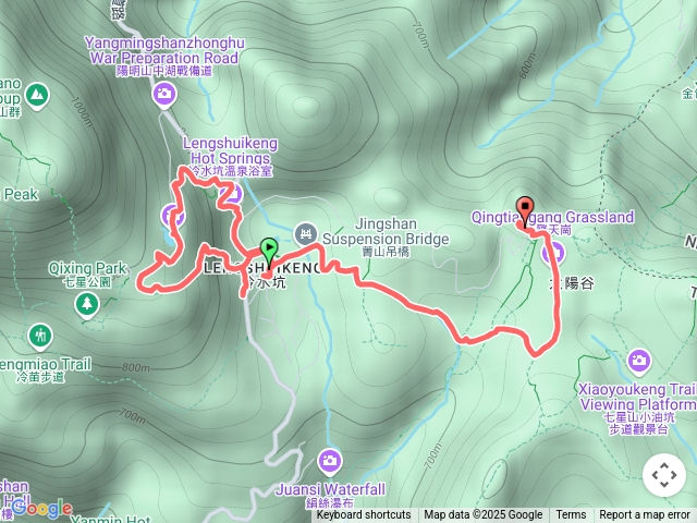 冷水坑-夢幻湖-擎天崗