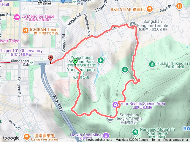 象山顏子廟北星寶宮奉天宮象山捷運站預覽圖