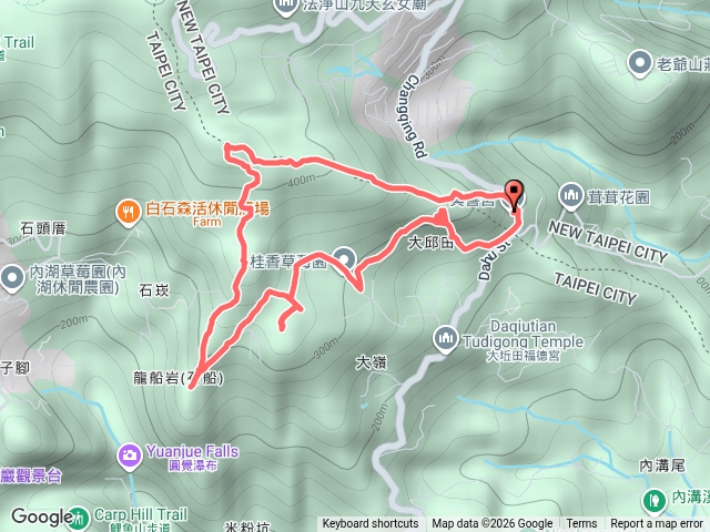大邱田，白石湖，龍船岩O型預覽圖