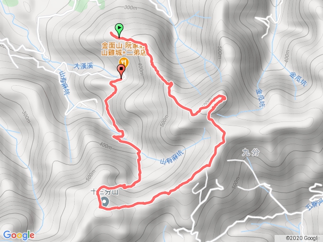 大溪金面山-十三分山