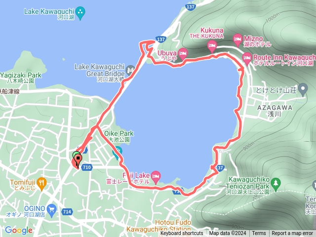 河口湖畔散策