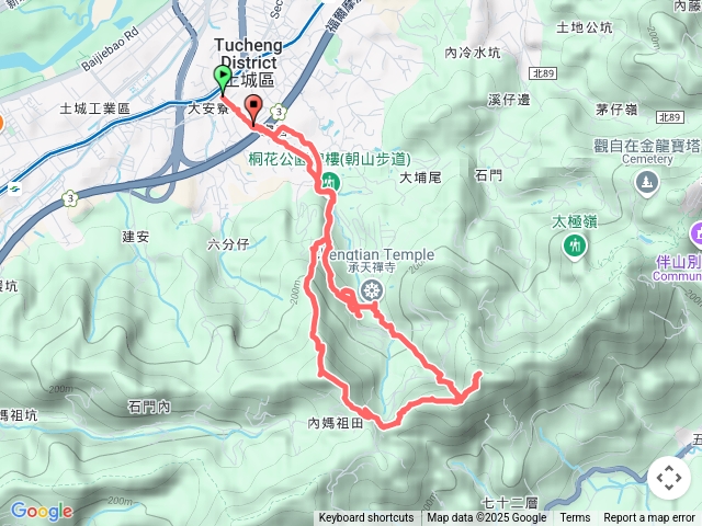 土城桐花季天上山.火焰山