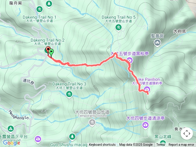 大坑二號接五號上頭嵙亭❤️