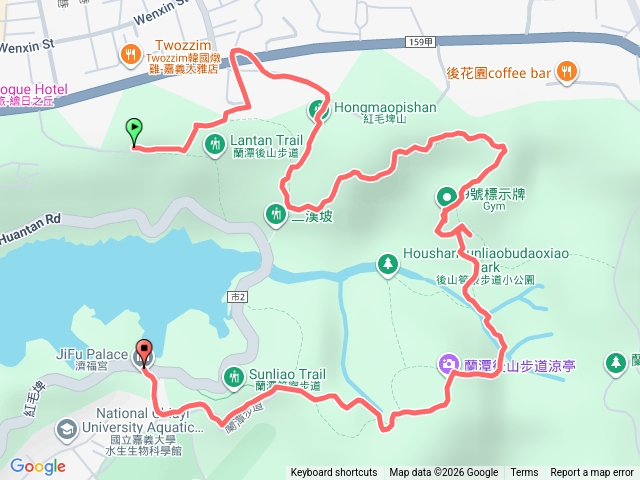 紅毛埤山蘭潭後山步道預覽圖