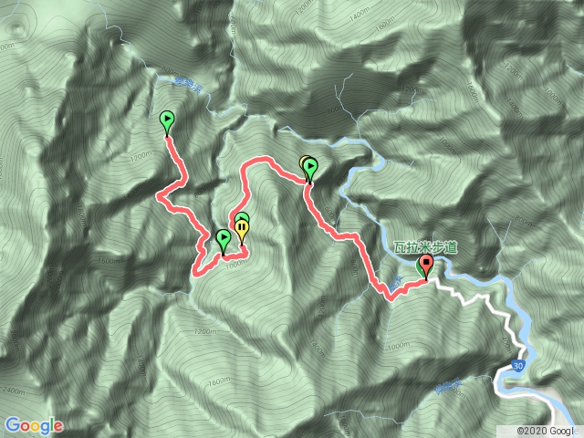 瓦拉米山屋（下山）