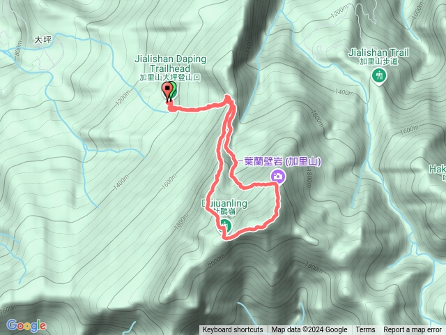 20241124加里山大坪登山口預覽圖