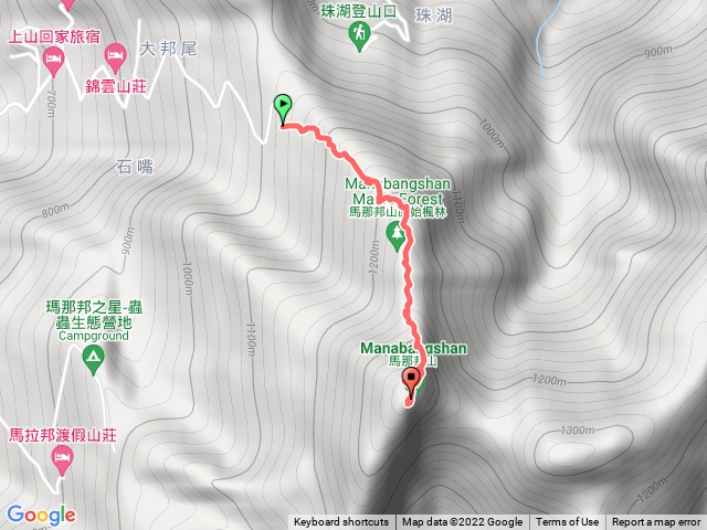 馬那邦山上山