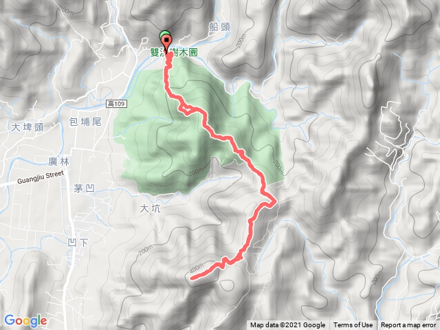 九芎林山走茶頂山