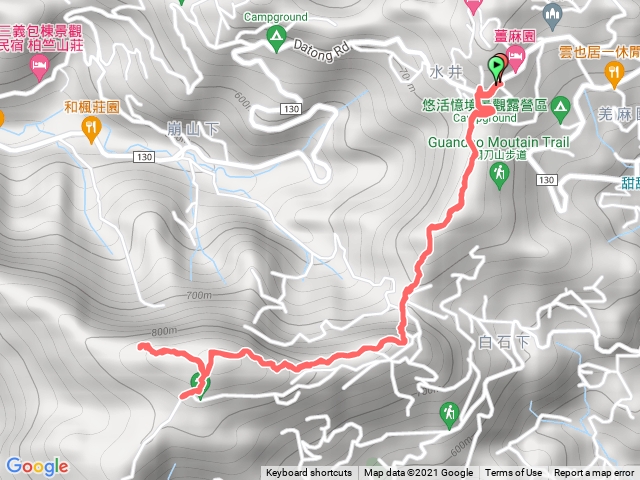 2021-12-07關刀山、關刀山西北峰（無路跡可達）