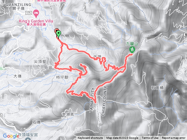 九龍山-大凍山-雞籠山 O型