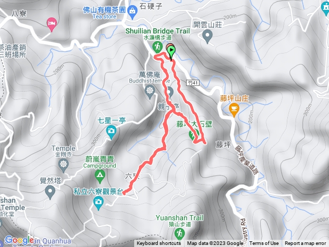 藤坪步道接六寮古道至七星神木