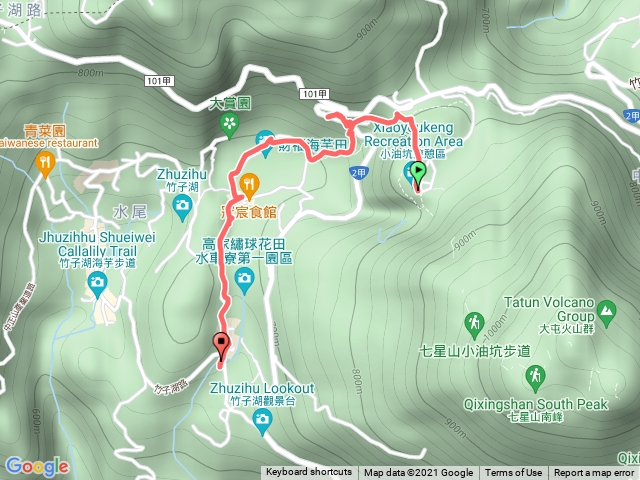 2021年臺北大縱走：尋寶任務臺北大縱走第二段：二子坪至小油坑202146071501