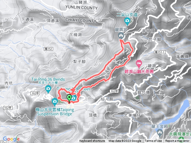 太平連峰縱走（太平山、太平山西峰、梨子腳山、馬鞍山）