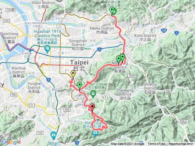 臺北大縱走第六、七段