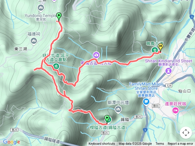 鳴鳳古道群縱走（鵭隘古道、巴達嶺古道、南隘勇古道、綠色古道、延平古道、鳴鳳古道）縱走