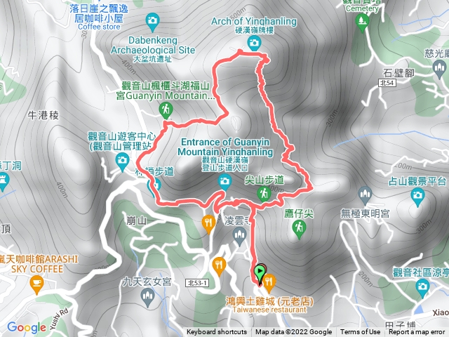 觀音山硬漢嶺北橫古道