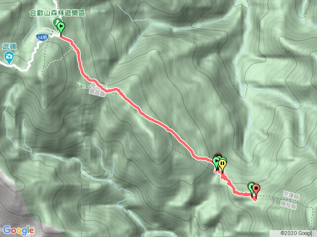 奇萊主北_登山口-成功山屋