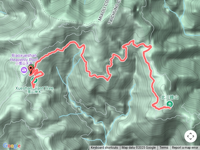 北三錐山登山健走