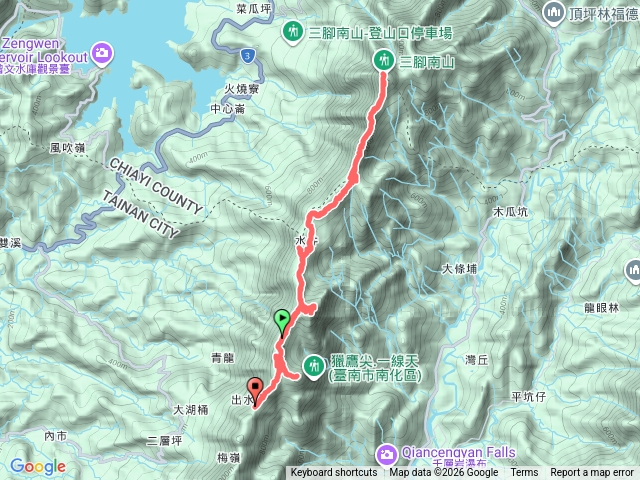 飯包尖土地廟到三角南山預覽圖