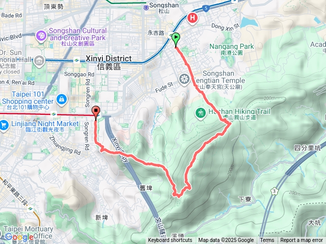 九五峰南港山姆指山象山