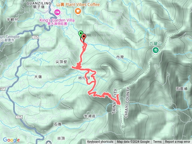 台南白河關仔嶺大凍山步道預覽圖